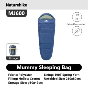 Naturehike Mummy Sleeping Bags MJ300/MJ600