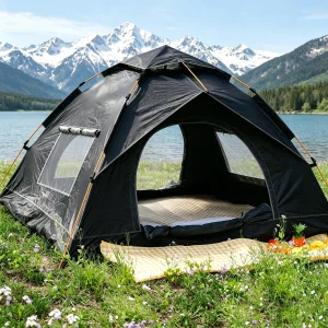PAKICETUS 1/2/3 Person Instant Dome Tent, 60 Seconds Quick Automatic Setup