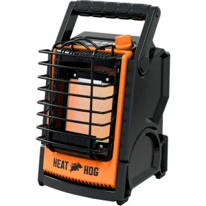 Heat Hog 9000 BTU Propane Radiant Space Heater Portable Tiltable Gas Powered For Indoor Outdoor Garage Camping RVs